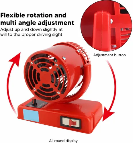 Miniatura 3 de Descongelador y desempañador portátil para parabrisas de coche - Ventilador de enfriamiento de 1200 W de doble modo con desempañado instantáneo