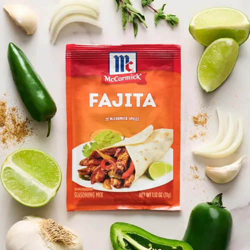 Miniatura 10 de McCormick Mezcla de condimentos, para fajitas estilo restaurante en casa. Se puede utilizar con: pollo, filete, camarones, verduras, 1.12 oz