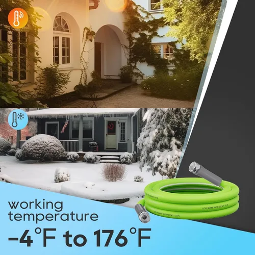 Miniatura 5 de RVGUARD Manguera de agua para autocaravana de 15 pies, 5/8 pulgadas de diámetro interior, manguera de jardín sin plomo y sin fugas para RV