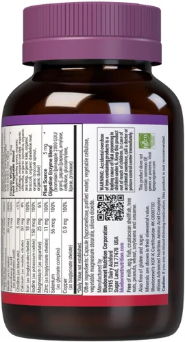 Miniatura 3 de Bluebonnet Nutrition Ladies One - Cápsula vegetal orgánica, alimentos integrales, K2, energía, vitalidad, sin OMG, sin gluten, soja y leche, Kosher
