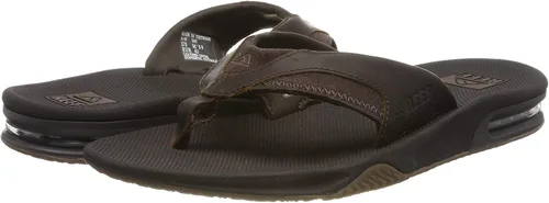Miniatura 7 de Reef Mens Leather Fanning Flip Flops