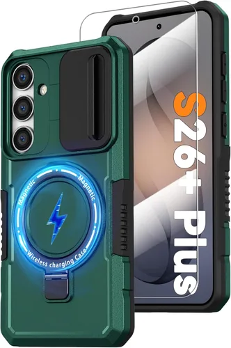 Miniatura 129 de Funda magnética para Samsung Galaxy Note 20 Ultra con soporte de anillo [con protector de pantalla] [Compatible con carga inalámbrica MagSafe] Funda