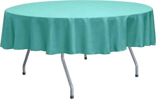 Miniatura 16 de ULTIMATE TEXTILE Mantel redondo reversible Shantung Satin Majestic de 72 pulgadas, color verde salvia