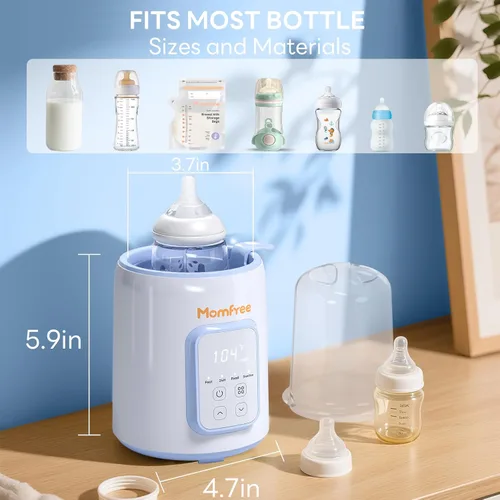Miniatura 3 de Calentador de biberones, calentador rápido de biberones 8 en 1 para leche materna y fórmula, artículos esenciales para la alimentación del bebé