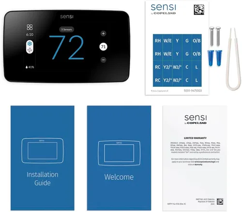 Miniatura 4 de Sensi Touch 2 - Termostato inteligente con pantalla táctil a color, 100 años de experiencia, programable, Wi-Fi, privacidad de datos, fácil
