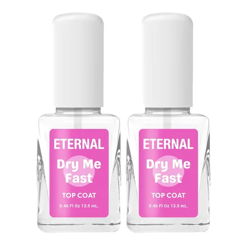 Miniatura 15 de Eternal Capa superior de secado rápido Sellador de esmalte de uñas de alto brillo de secado rápido, acabado transparente resistente a las manchas