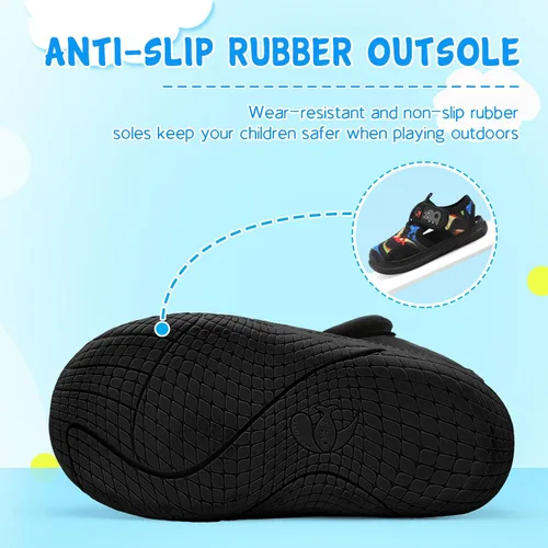 Miniatura 6 de Besroad Qucik Dry Sport - Sandalias de agua para niños y niñas, antideslizantes, calcetines acuáticos, zapatos de natación