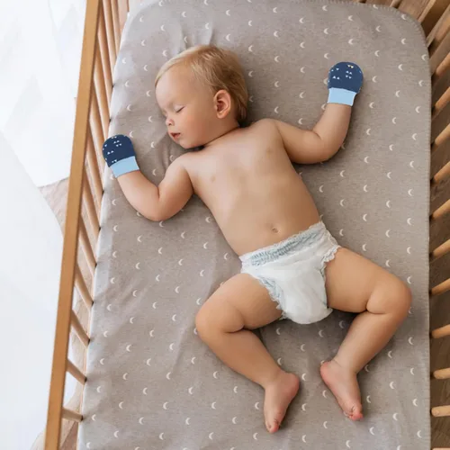 Miniatura 4 de ONESING 6-20 pares de guantes de bebé sin arañazos 0-6 meses, guantes esenciales para bebés recién nacidos, niños y niñas