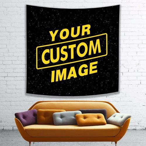 Miniatura 10 de GSHUJBV Tapiz personalizado para cargar imágenes personalizadas, tapiz personalizado para boda, divertido telón de fondo para dormitorio