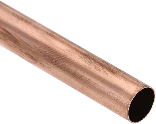 Miniatura 3 de uxcell Tubo redondo de cobre, 0.276 in OD 0.008 in espesor de pared 11.811 in longitud tubo recto tubo 3 piezas