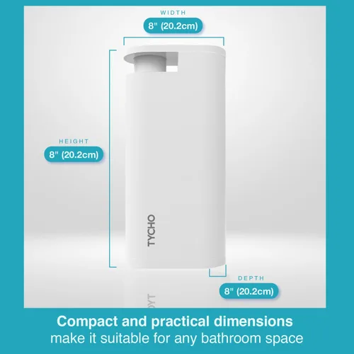 Miniatura 7 de TYCHO Dispensadores de ducha y champú hidratante y acondicionador hidratante (2+2) – No necesita herramientas para champú y acondicionador Champú