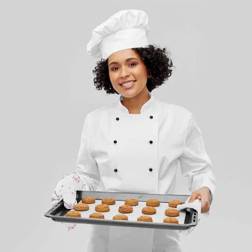 Miniatura 6 de Mxocom Cherry Blossom - Guantes de horno resistentes al calor y soporte para ollas, ramas de flores, para cocina, antideslizantes, para cocinar
