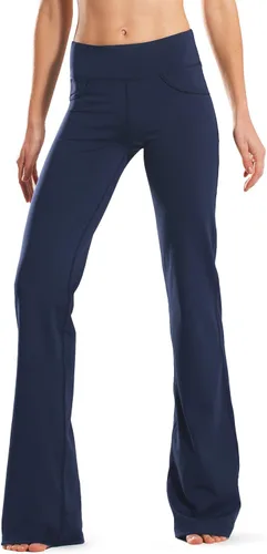 Miniatura 29 de Safort Pantalones de yoga con entrepierna de 28" 30" 32" 34"más amplios en la parte inferior para botas altas, 4 bolsillos, UPF50+
