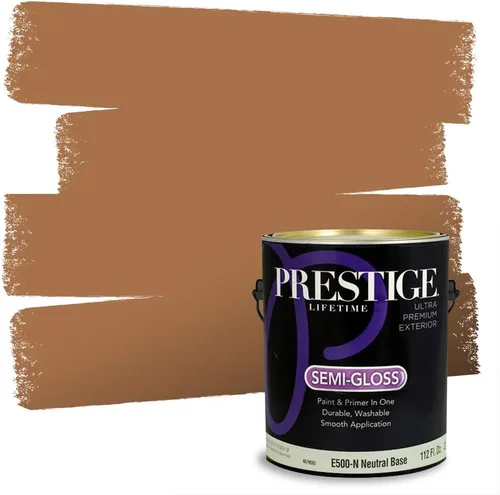 Miniatura 84 de PRESTIGE Pintura exterior e imprimación en uno, bronceado Aberdeen, plano, 1 galón
