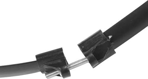 Miniatura 2 de 2 piezas de repuesto de aro fijo para ventilador eléctrico, cubierta de malla de plástico resistente para compatibilidad, fácil de instalar