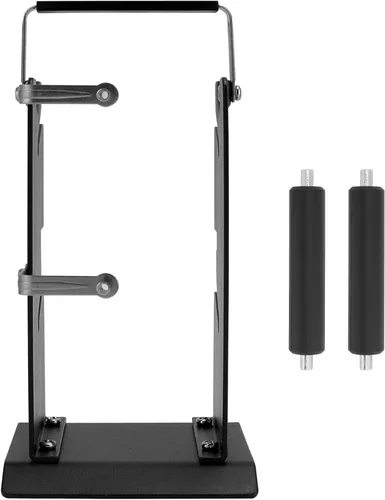 Miniatura 4 de QWORK Paquete de 2 Dispensadores de Carrete de Soldadura Doble, Soporte de Carrete de Soldadura, Dispensador de Carrete Portarrollos Ajustable