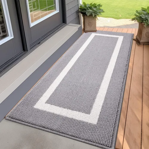 Miniatura 24 de OLANLY Alfombra para Puerta Interior, 59x20, Tapete de Entrada Antideslizante Absorbente Resistente a la Suciedad, Alfombras de Entrada