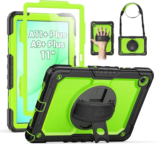 Miniatura 13 de SEYMAC - Funda protectora resistente a prueba de golpes para Samsung Galaxy Tab S6 Lite de 10.4 pulgadas 2024/2022/2020 (SM-P620/P610/P615), Negro