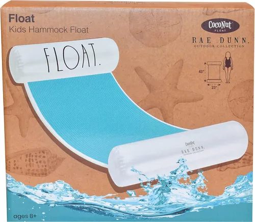Miniatura 5 de Rae Dunn x CocoNut Float - Flotador de hamaca para niños, tamaño infantil, inflable, flotador de silla de montar y silla de descanso, versátil