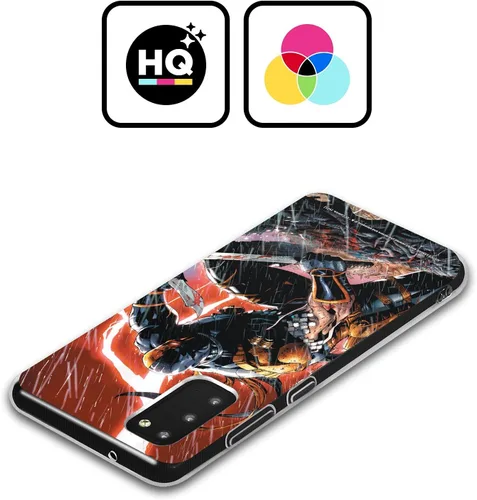 Miniatura 2 de Head Case Designs Funda de gel suave con licencia oficial de la Liga de la Justicia DC Comics Vol. 1 Gods of War Deathstroke Comic Art compatible