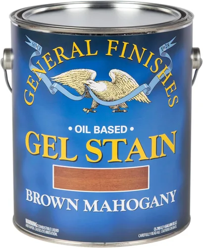 Miniatura 59 de General Finishes - Tinte en gel base de aceite, 1 cuarto de galón, cereza georgiana Georgian Cherry