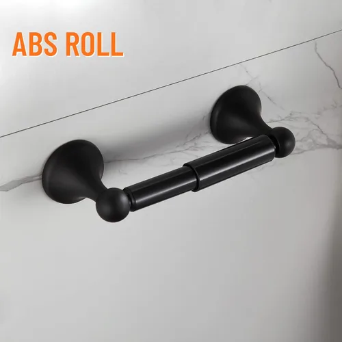 Miniatura 3 de BGL Juego de accesorios de baño, barra de toalla extensible ajustable negro mate, juego de 4 piezas de accesorios de baño, juego de accesorios