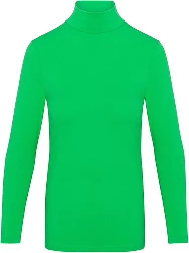 Miniatura 4 de Natural Uniforms Camiseta de manga larga con cuello alto falso para mujer