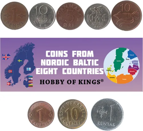 Miniatura 27 de LOTE de 28 Monedas Diferentes de la UE (Colección PRE-Euro) - Monedas Coleccionables, Monedas Antiguas para Álbum o Exhibición