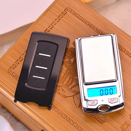 Miniatura 5 de 0.00 oz-7.05 oz Mini llave de coche LCD Digital Balance Peso Bolsillo Joyería Escala de Diamante Digital Gramos Escala Digital Gramos, Escala