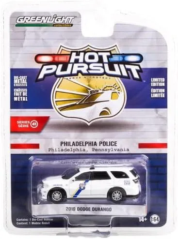 Miniatura 3 de Dodge Durango Policía 2019, color blanco - Greenlight 42990E/48-1/64 Escala Diecast Model Toy Car