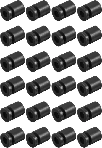 Miniatura 11 de MECCANIXITY RC Bolas de Goma Anti Vibración para Controlador de Vuelo RC F4 F7 M3x6.6mm (Negro), Paquete de 12