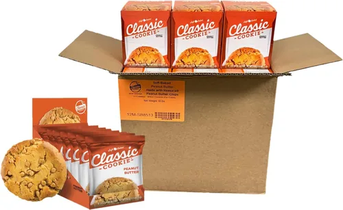 Miniatura 13 de Galletas Classic Cookie suaves horneadas con relleno de crema y galleta, hechas con chips de crema blanca Hershey's® Premier, 2 cajas, 16 galletas