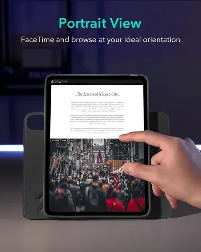 Miniatura 5 de ESR Funda para iPad A16, Funda para iPad de 11ª/10ª Generación (2025/2022), Cubierta Magnética Extraíble, Soporte Ajustable Vertical/Horizontal