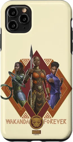 Miniatura 13 de iPhone 16 Marvel Black Panther: Wakanda Forever Hero Warrior Trio Case