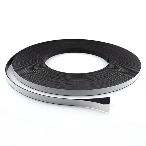 Cinta adhesiva magnética flexible – 1/16" de espesor x 1/2" de ancho x 100 pies (1 rollo)