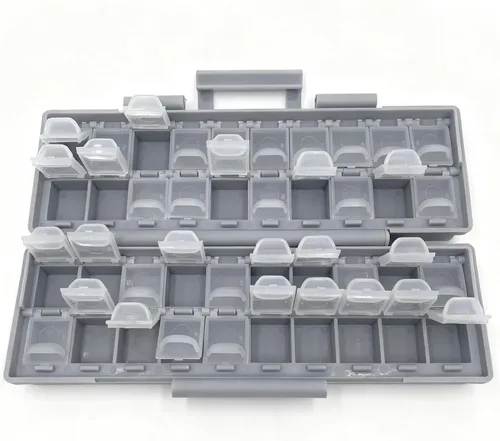 Miniatura 11 de AideTek BOXALL48 48 Tapas Caja Vacía Organizadora SMD SMT Tamaño 6 Pulgadas 9 Pulgadas Montaje en Superficie