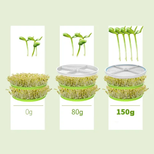 Miniatura 3 de Kit de cultivo de brotes de frijol, máquina de brotes de frijol, máquina de brotes de frijoles de gran capacidad, grado alimenticio, alta seguridad