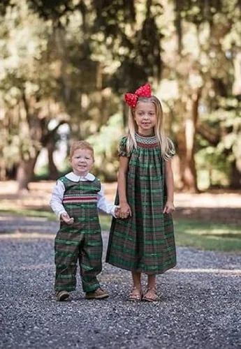 Miniatura 10 de Trajes de Navidad para niñas pequeñas, vestido de manga larga, falda vintage de encaje de una pieza, vestido de fiesta de terciopelo rojo, vestido
