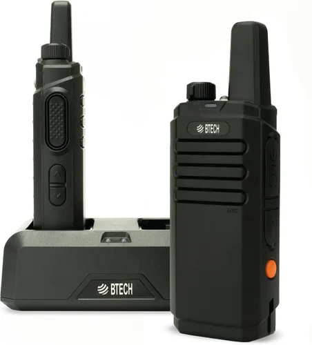 BTECH FRS-B1 Paquete de 2 FRS Business, Walkie Talkies para adultos, NOAA, radio bidireccional de alto rendimiento. Kit completo con kit de