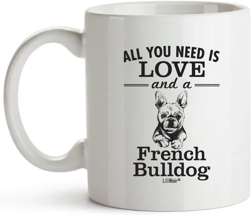Miniatura 2 de Taza de regalo para mamá de Bulldog Francés para Navidad, mujeres, hombres, decoración de papá, decoración para amantes, cosas que aman, Bulldog
