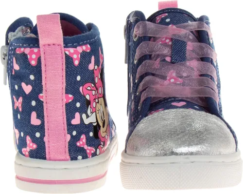 Miniatura 4 de Tenis de Minnie Mouse para niñas zapatos deportivos de lona casuales de alta calidad para niños bebéniño pequeño talla 6 12