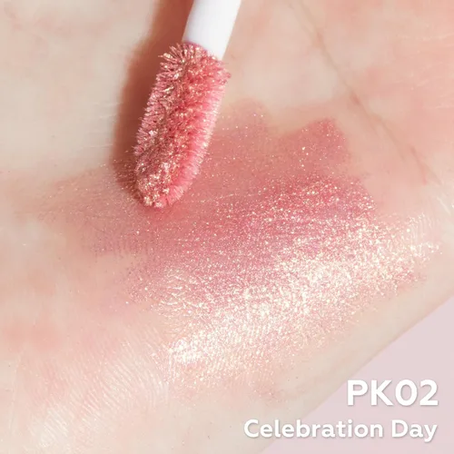Miniatura 3 de FOCALLURE Lápiz labial líquido metálico, brillo de labios de copa antiadherente, color de labios de alto impacto con desgaste a prueba de Día