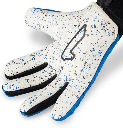 Miniatura 2 de Rinat Kronos 10:22 Guante de portero de césped – Guantes de portero de fútbol duraderos con palma de látex HGP+, corte negativo para un ajuste Azul
