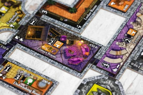 Miniatura 6 de Expansiones de Castles of Mad King Ludwig: complemento modular masivo con renovaciones, pasajes secretos, fosos, torres, decretos reales, fichas
