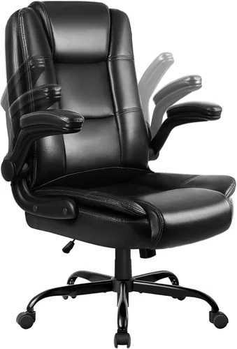 Miniatura 10 de LEMBERI Silla de Escritorio de Oficina, Silla Ejecutiva Gerencial Grande y Alta, Silla de Computadora con Respaldo Alto, Sillas Ergonómicas de Cuero