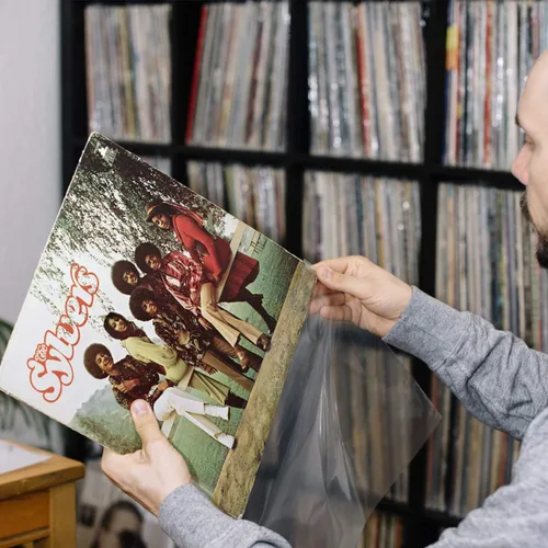 Miniatura 9 de Vinyl Fever Fundas de disco [paquete de 25] – Fundas exteriores transparentes para álbumes – Fundas de vinilo de polipropileno duraderas de 3 mil