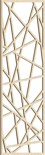 Miniatura 90 de Conway Paneles de pared decorativos de madera con calado, 9 3/8 pulgadas de ancho x 24 3/8 pulgadas de alto x 1/4 de alto, aliso