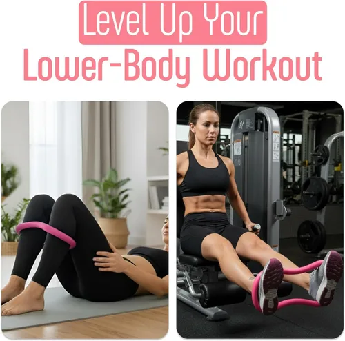 Miniatura 4 de AMAVIK Kit de pilates de entrenamiento en casa de 14 piezas con bandas de resistencia, entrenador de núcleo, calcetines de agarre y accesorios, un