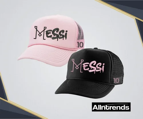 Miniatura 6 de ALLNTRENDS Miami 10 Trucker Hat Miami Soccer Gorra bordada