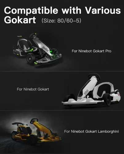 Miniatura 6 de Stio GoKart Front Wheel Assembly for Ninebot by Segway Go Kart Kit, Go Karting Kart Replacement Wheel Kit